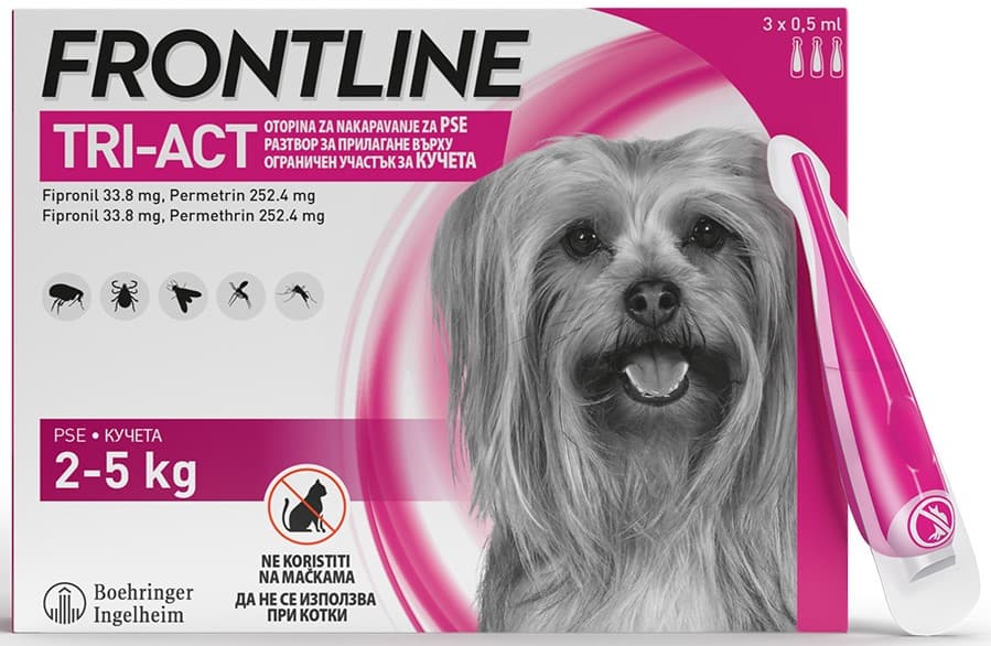 Merial FrontLine Dog Tri-Act 2-5 кг.